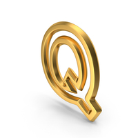 Letter M1F OutLine Q Gold PNG & PSD Images