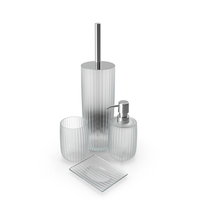 Kela Lamina Bathroom Set Anthracite White PNG & PSD Images