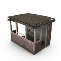 Kiosk Destroyed Abandoned PNG & PSD Images