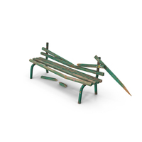 Old Bench Destroyed PNG & PSD Images