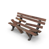 Bench Old Destroyed PNG & PSD Images
