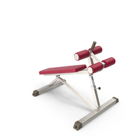 Crunch Bench Red PNG & PSD Images