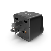 Electrical Plug Type I Adapter Black PNG & PSD Images