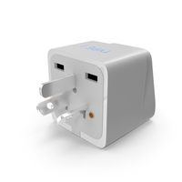 Electrical Plug Type I Adapter White PNG & PSD Images