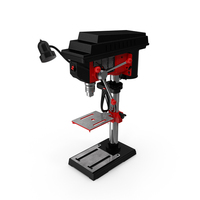 Drill Press Red PNG & PSD Images