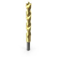 Titanium Nitride Coated Pilot Point Drill Bit PNG & PSD Images