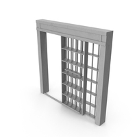 Prison Cage White Open PNG & PSD Images