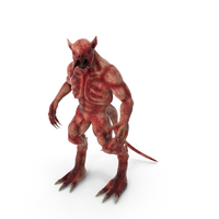 Vampire Daemon Montser Red PNG & PSD Images
