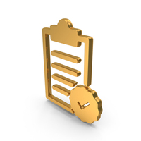 Accepted Document Approved Checkmark Icon Gold PNG & PSD Images