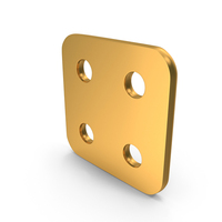 Gold Game Four Dice Icon PNG & PSD Images