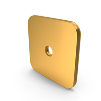 Gold Game One Dice Icon PNG & PSD Images