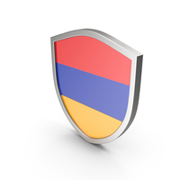 Armenia Flag Shield PNG & PSD Images