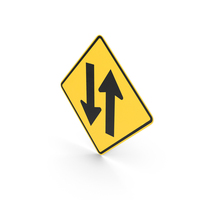 Two Way Traffic Sign PNG & PSD Images