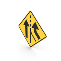 Added Right Lane Sign PNG & PSD Images