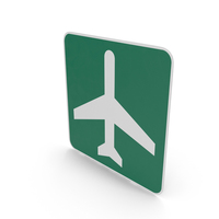 Airport Sign PNG & PSD Images