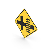 Crossing On Junction Ahead Symbol PNG & PSD Images