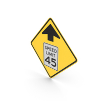 Speed Limit Ahead PNG & PSD Images