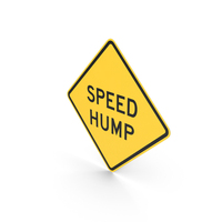 Speed Hump Road Sign PNG & PSD Images
