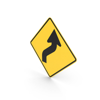 Reverse Curve Sign PNG & PSD Images