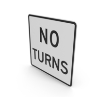 No Turns PNG & PSD Images