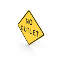 No Outlet Road Sign PNG & PSD Images