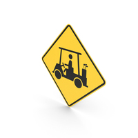 Golf Cart Sign PNG & PSD Images