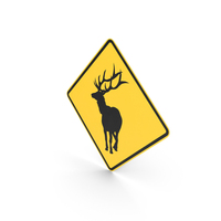 Elk Road Sign PNG & PSD Images