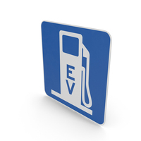 Electric Vehicle Charging Sign PNG & PSD Images