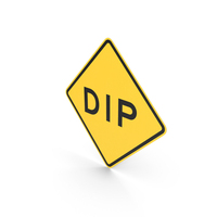 Dip Road Sign PNG & PSD Images
