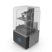 3D Printer with Plastic Case PNG & PSD Images