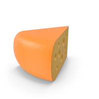 Cartoon Piece of Cheese PNG & PSD Images