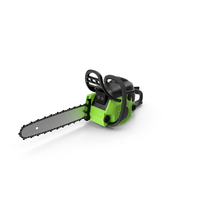 Gas Chainsaw Green Case PNG & PSD Images