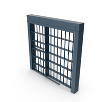 Blue Prison Cage PNG & PSD Images