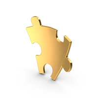 Gold Sphere Puzzle Piece PNG & PSD Images
