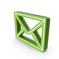 Green Envelope Icon PNG & PSD Images