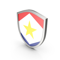 Saba Flag Shield Symbol PNG & PSD Images