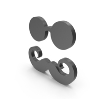 Moustache With Goggles Icon PNG & PSD Images