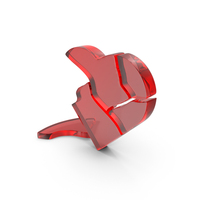 Broken Heart Multiple Fallen Piece Symbol PNG & PSD Images