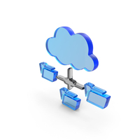 Cloud Network Share Folder Web Icon PNG & PSD Images