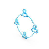 User Group Circular Icon PNG & PSD Images