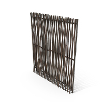 Wattle Fence Panel High PNG & PSD Images
