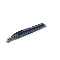 Chinese Maglev Bullet Train on Rail PNG & PSD Images
