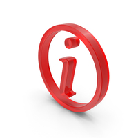 Red Information Symbol PNG & PSD Images