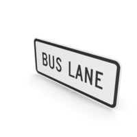 Bus Lane Sign PNG & PSD Images