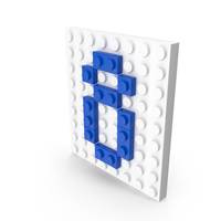 Building Toy Brick Number 8 PNG & PSD Images