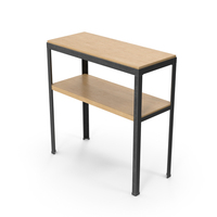 Wooden Console Table PNG & PSD Images