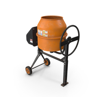 Industrial Concrete Mixer PNG & PSD Images