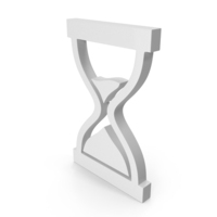 White Hourglass Icon PNG & PSD Images