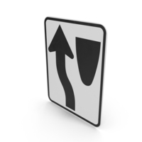 Keep Left Road Sign PNG & PSD Images