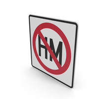 Hazardous Material Prohibited Sign PNG & PSD Images